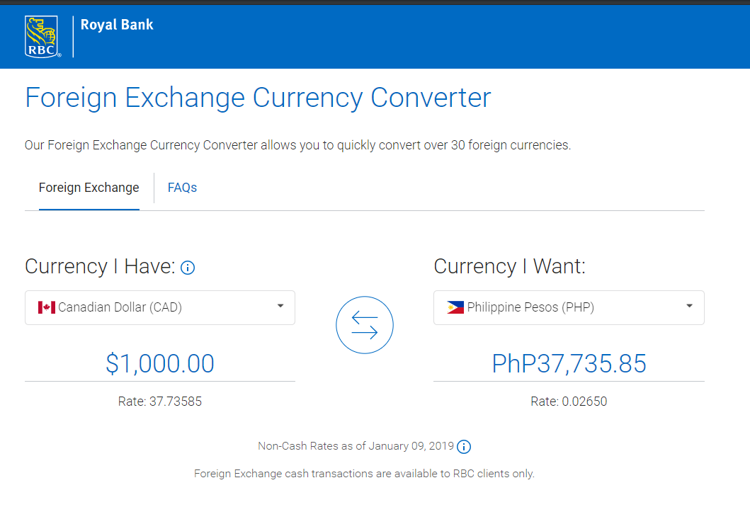 Transferring Money To Philippines From Canada Philippine